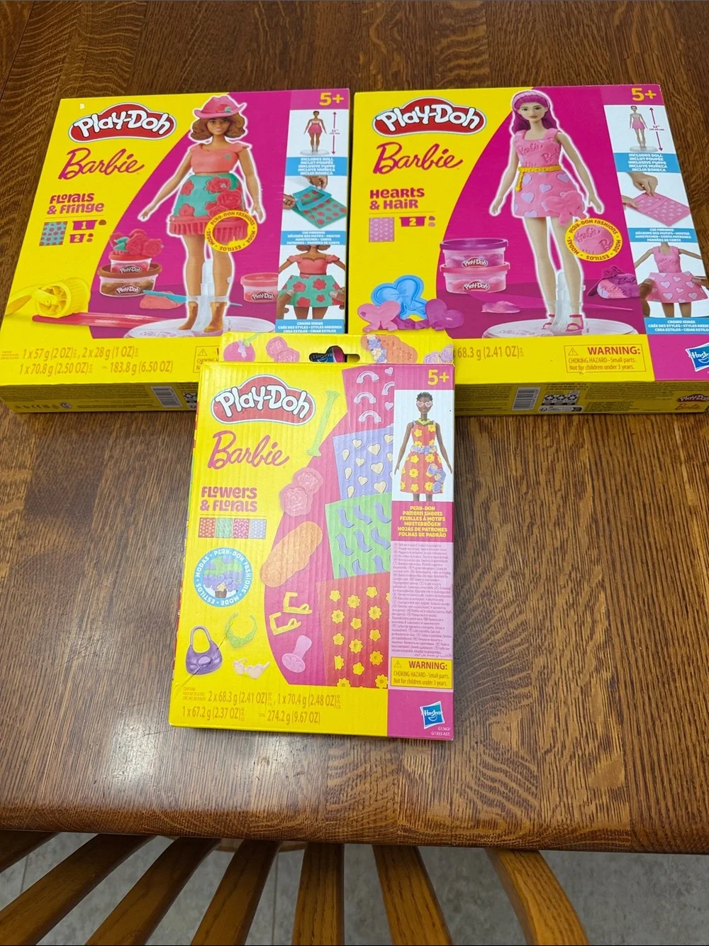 Barbie Play-Doh Fashion Clay Kits - Pink & Yellow